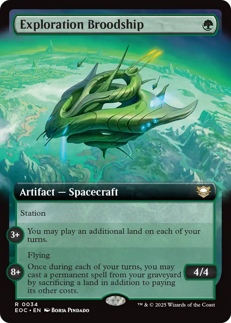 Exploration Broodship (Extended Art) [Edge of Eternities Commander] | PLUS EV GAMES 