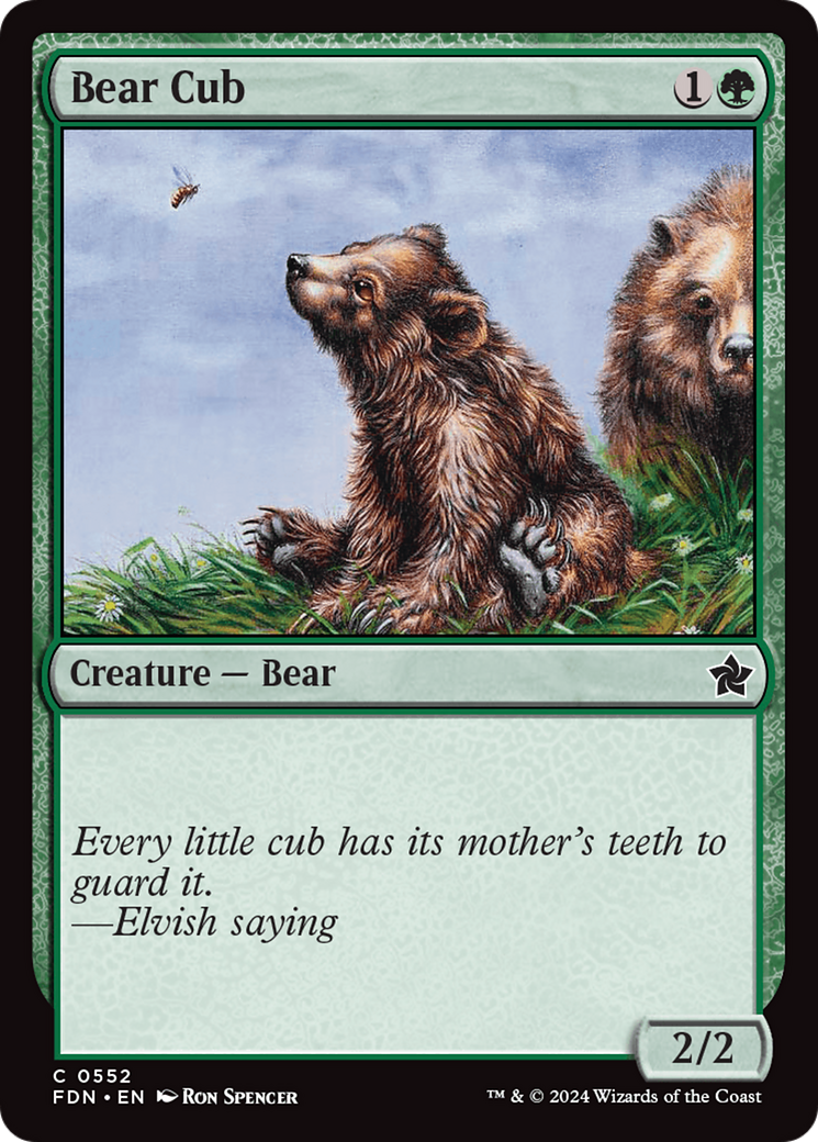 Bear Cub [Foundations] | PLUS EV GAMES 