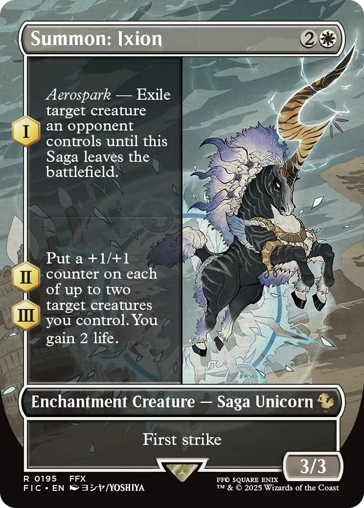Summon: Ixion (Borderless) [FINAL FANTASY Commander] | PLUS EV GAMES 