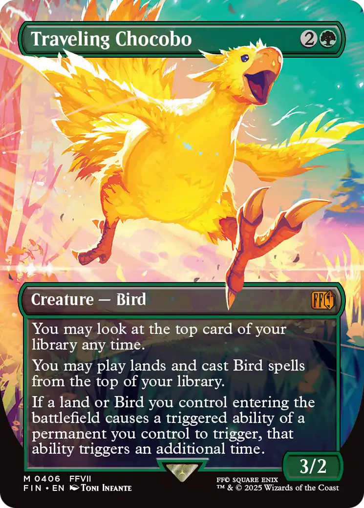 Traveling Chocobo (Borderless) [FINAL FANTASY] | PLUS EV GAMES 