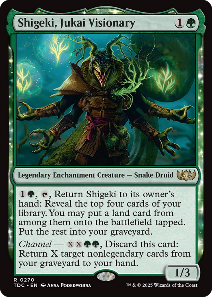 Shigeki, Jukai Visionary [Tarkir: Dragonstorm Commander] | PLUS EV GAMES 