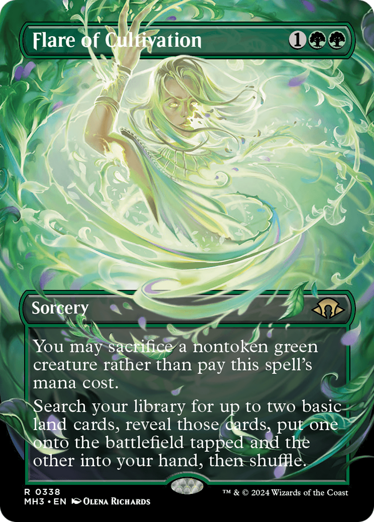 Flare of Cultivation (Borderless) [Modern Horizons 3] | PLUS EV GAMES 