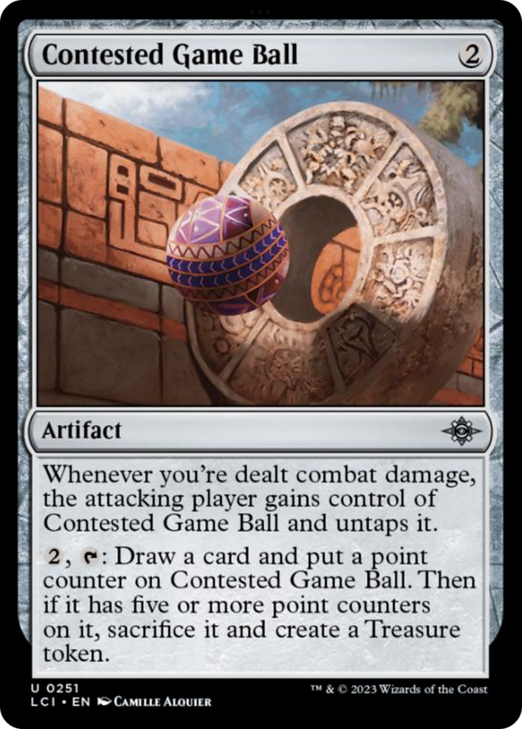 Contested Game Ball [The Lost Caverns of Ixalan] | PLUS EV GAMES 