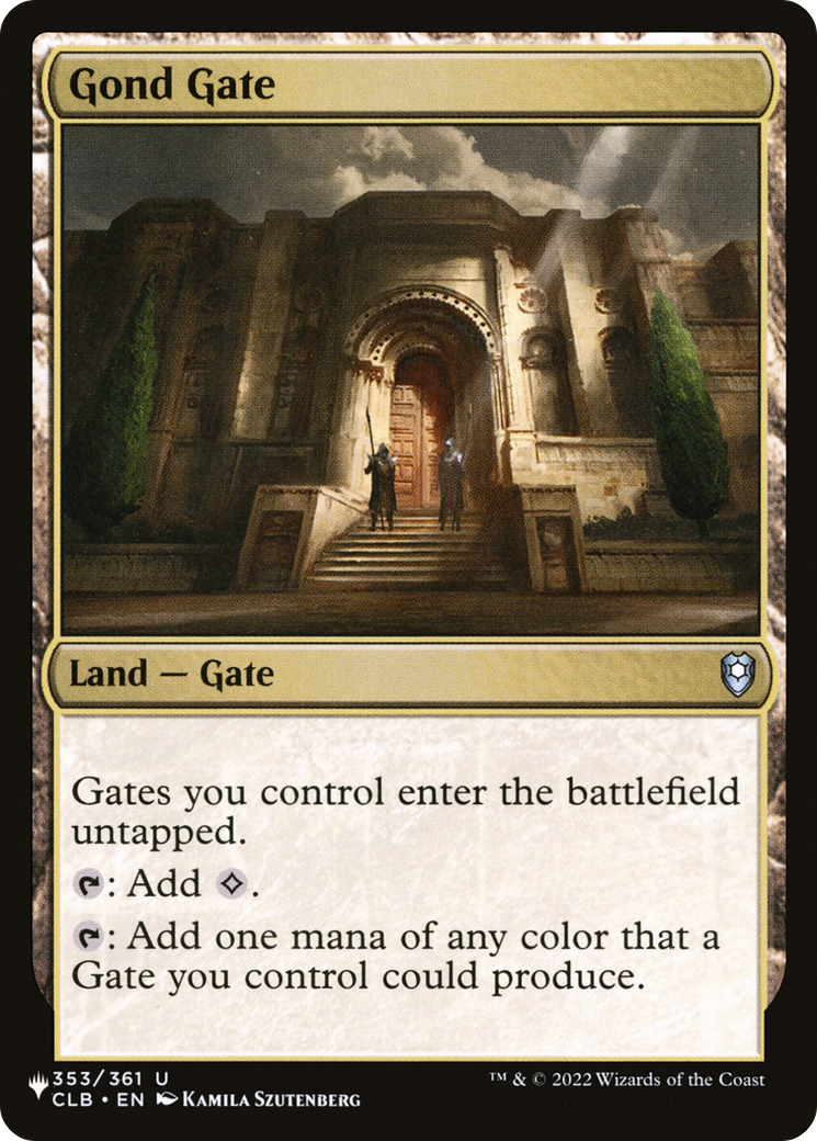 Gond Gate [The List] | PLUS EV GAMES 