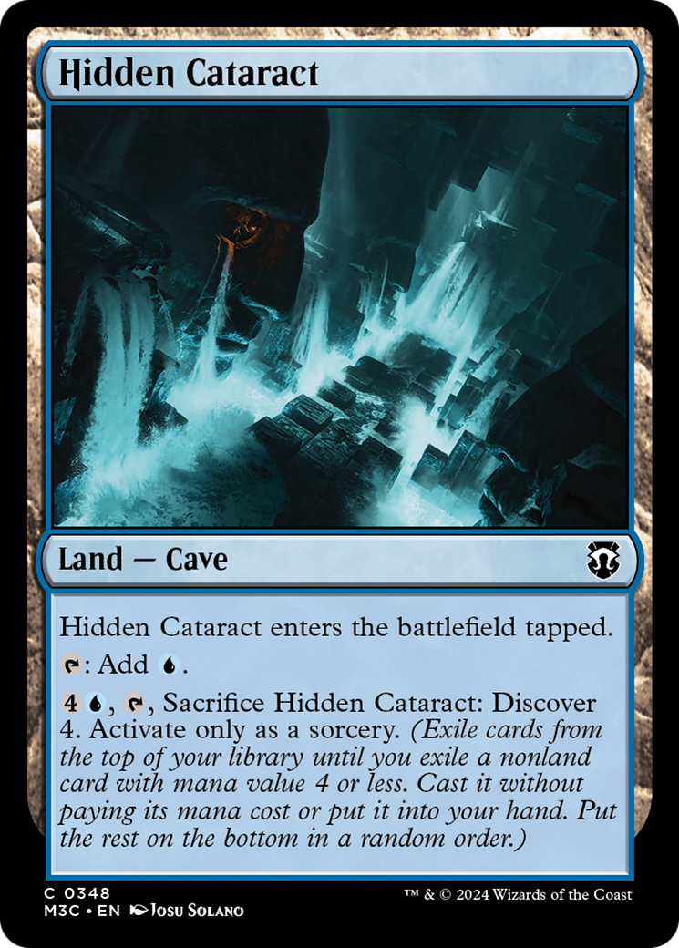 Hidden Cataract (Ripple Foil) [Modern Horizons 3 Commander] | PLUS EV GAMES 