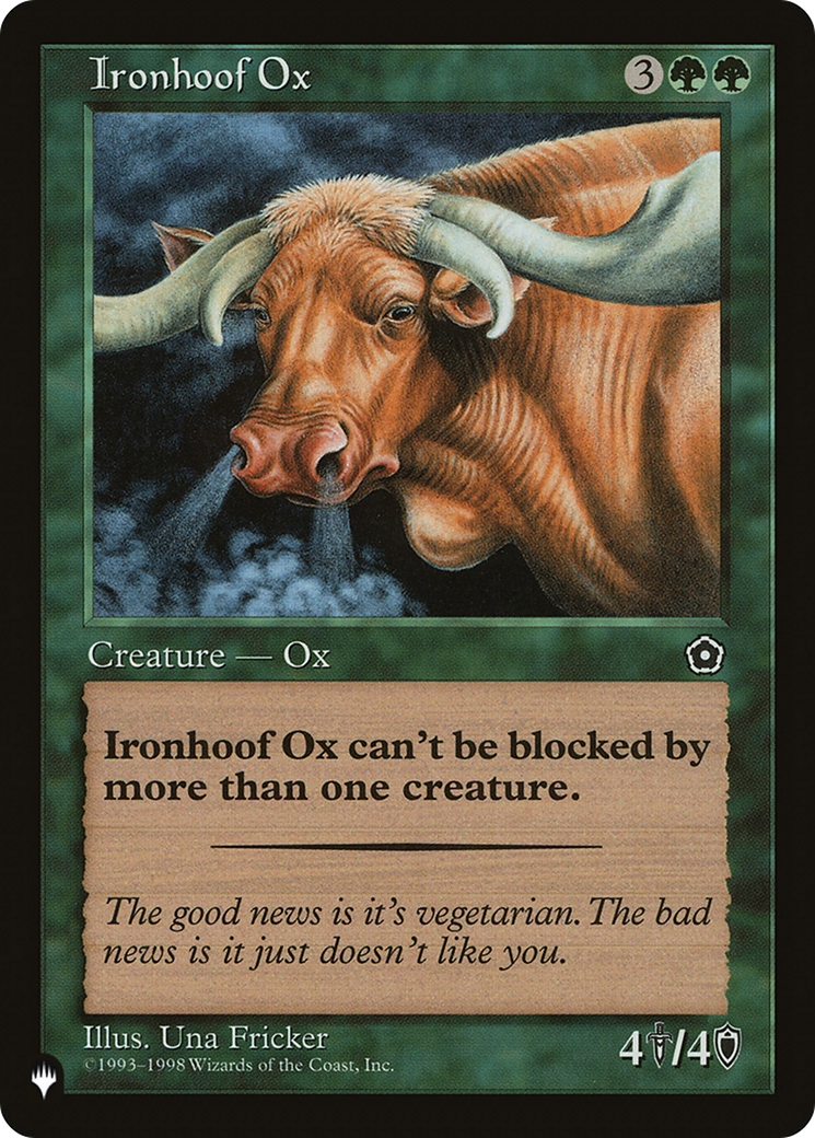 Ironhoof Ox [The List Reprints] | PLUS EV GAMES 