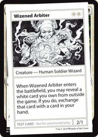 Wizened Arbiter (2021 Edition) [Mystery Booster Playtest Cards] | PLUS EV GAMES 