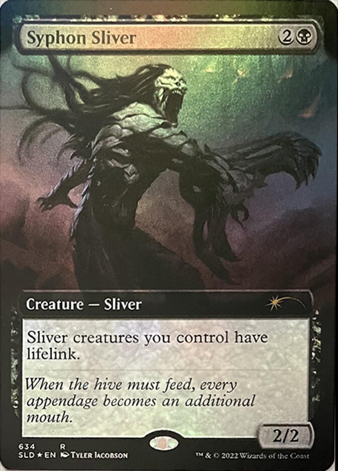 Syphon Sliver (Extended Art) [Secret Lair Drop Promos] | PLUS EV GAMES 