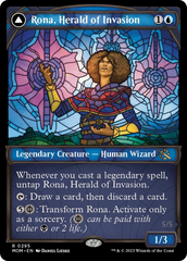 Rona, Herald of Invasion // Rona, Tolarian Obliterator (Showcase Planar Booster Fun) [March of the Machine] | PLUS EV GAMES 