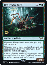 Hedge Shredder [Duskmourn: House of Horror Prerelease Promos]