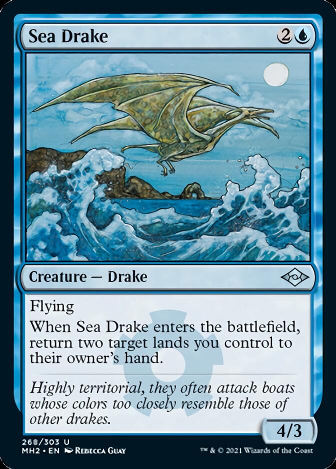 Sea Drake (Foil Etched) [Modern Horizons 2] | PLUS EV GAMES 