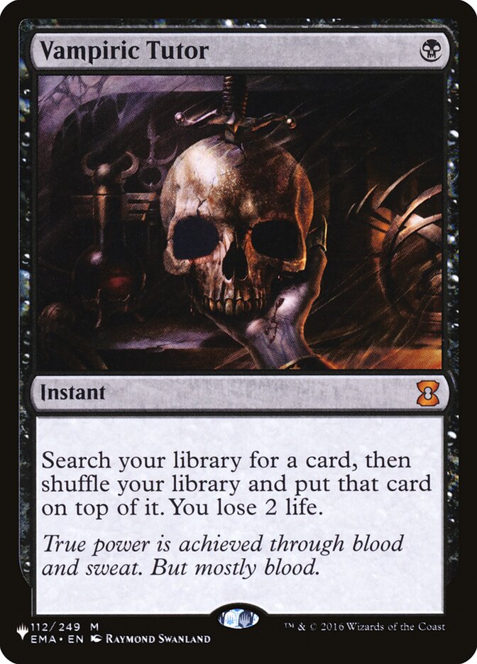 Vampiric Tutor [The List] | PLUS EV GAMES 