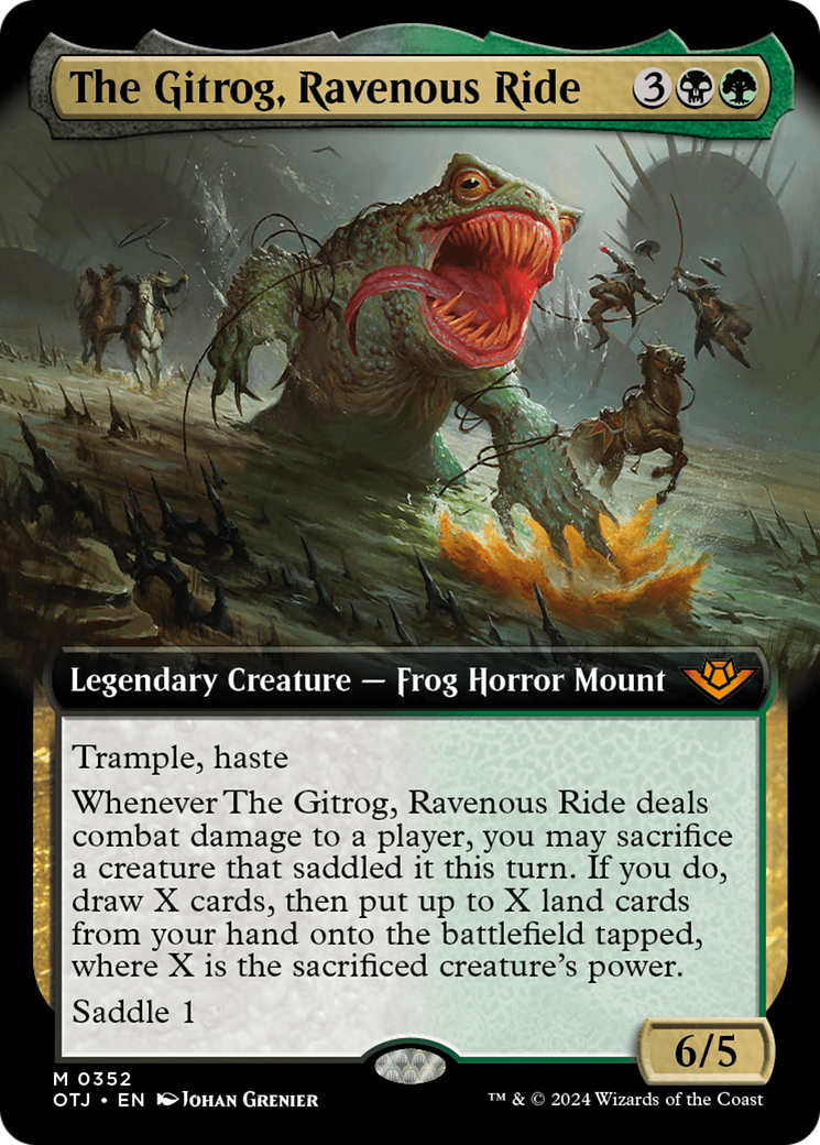 The Gitrog, Ravenous Ride (Extended Art) [Outlaws of Thunder Junction] | PLUS EV GAMES 