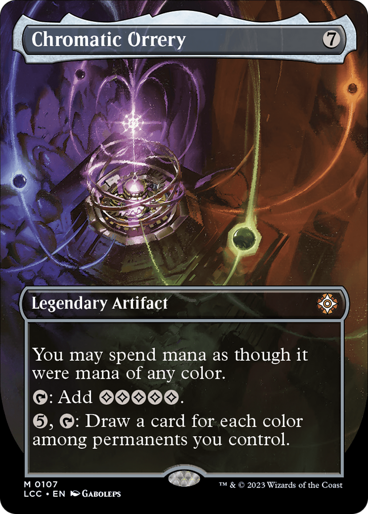 Chromatic Orrery (Borderless) [The Lost Caverns of Ixalan Commander] | PLUS EV GAMES 