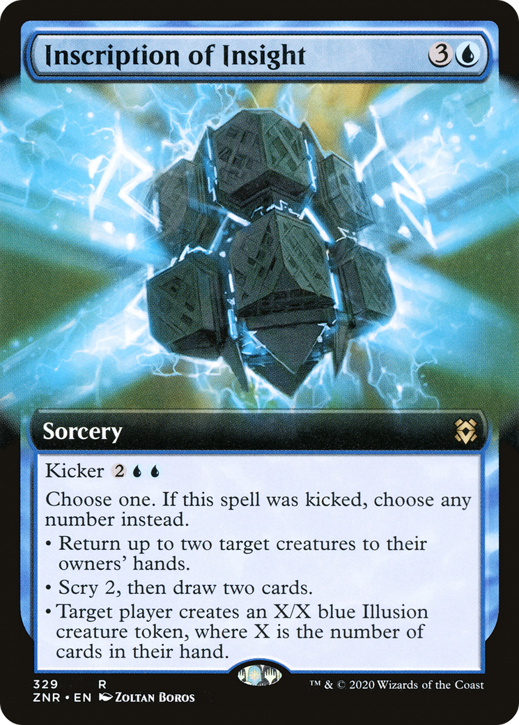 Inscription of Insight (Extended) [Zendikar Rising Extended Art]