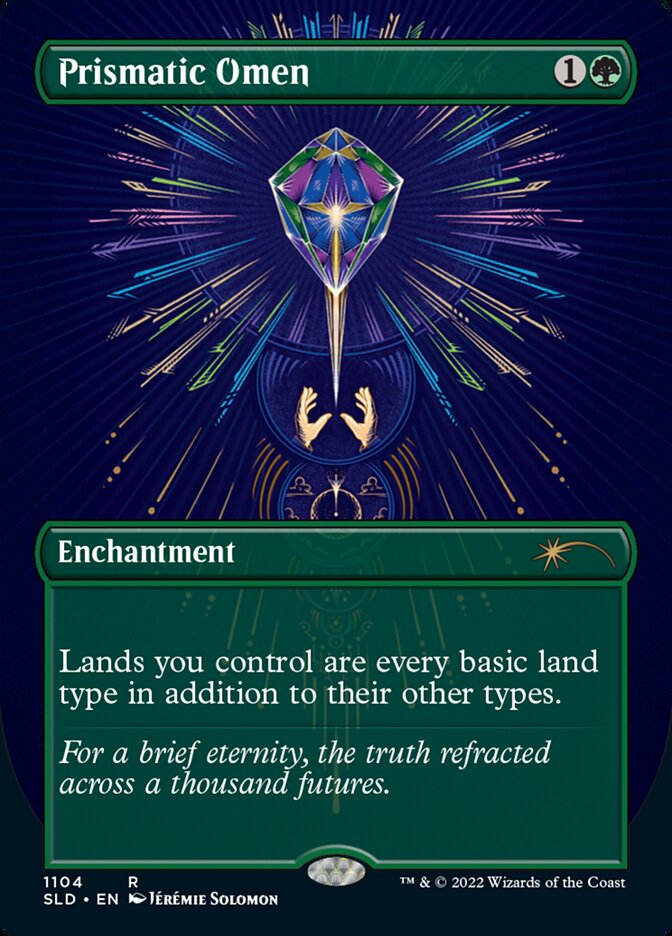 Prismatic Omen (Borderless) [Secret Lair Drop Series] | PLUS EV GAMES 