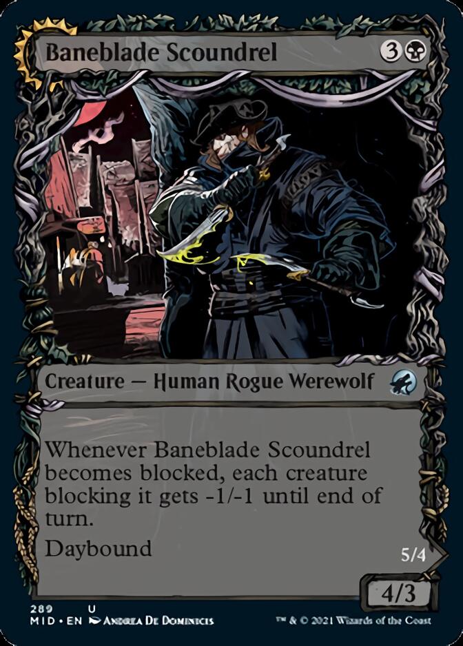 Baneblade Scoundrel // Baneclaw Marauder (Showcase Equinox) [Innistrad: Midnight Hunt] | PLUS EV GAMES 