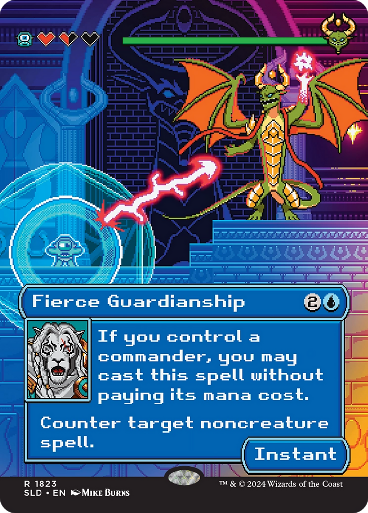 Fierce Guardianship (Rainbow Foil) [Secret Lair Drop Series] | PLUS EV GAMES 