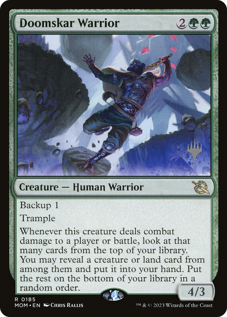 Doomskar Warrior (Promo Pack) [March of the Machine Promos] | PLUS EV GAMES 