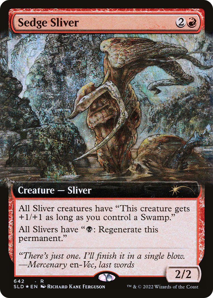 Sedge Sliver (Extended Art) [Secret Lair Drop Promos] | PLUS EV GAMES 