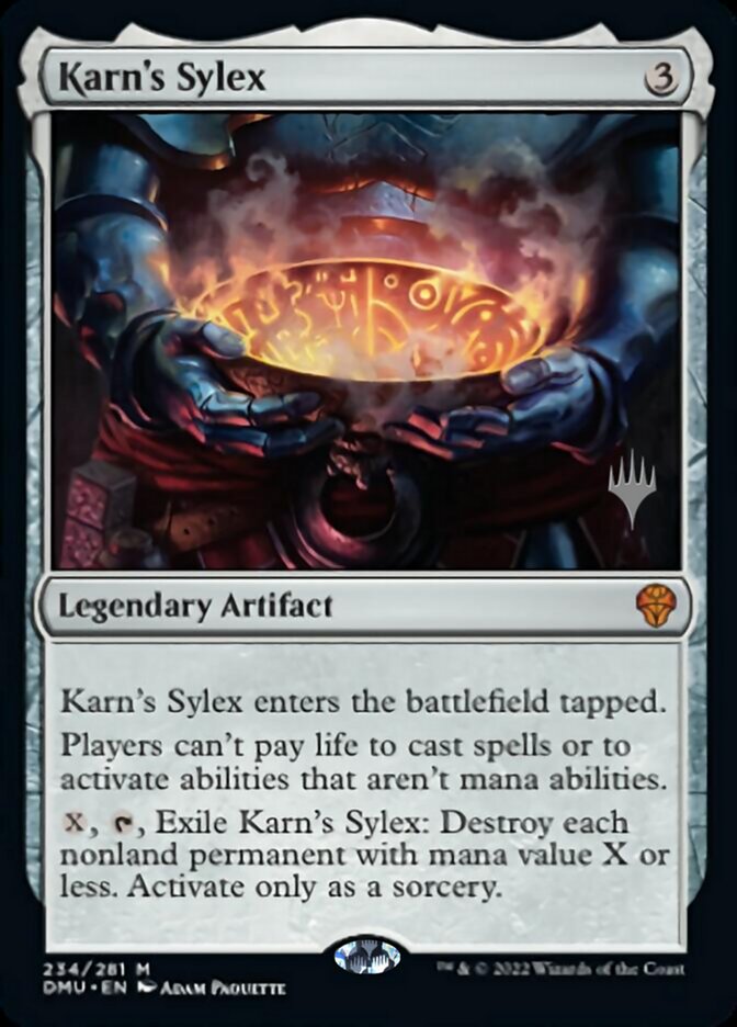 Karn's Sylex (Promo Pack) [Dominaria United Promos] | PLUS EV GAMES 