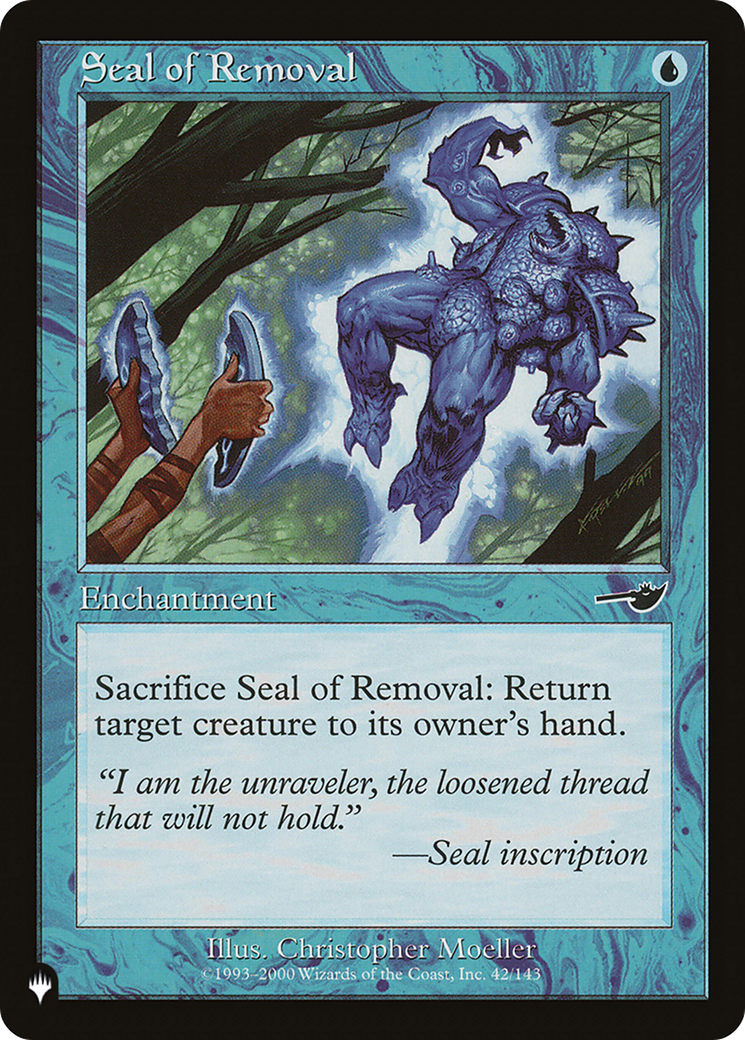 Seal of Removal [The List Reprints] | PLUS EV GAMES 