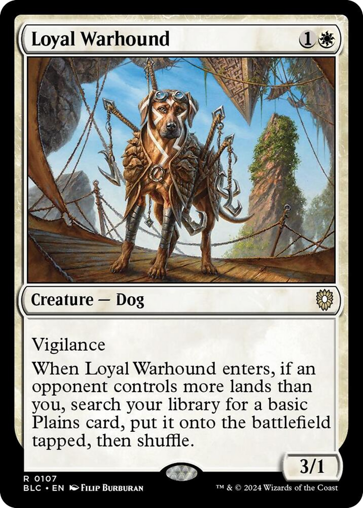 Loyal Warhound [Bloomburrow Commander] | PLUS EV GAMES 