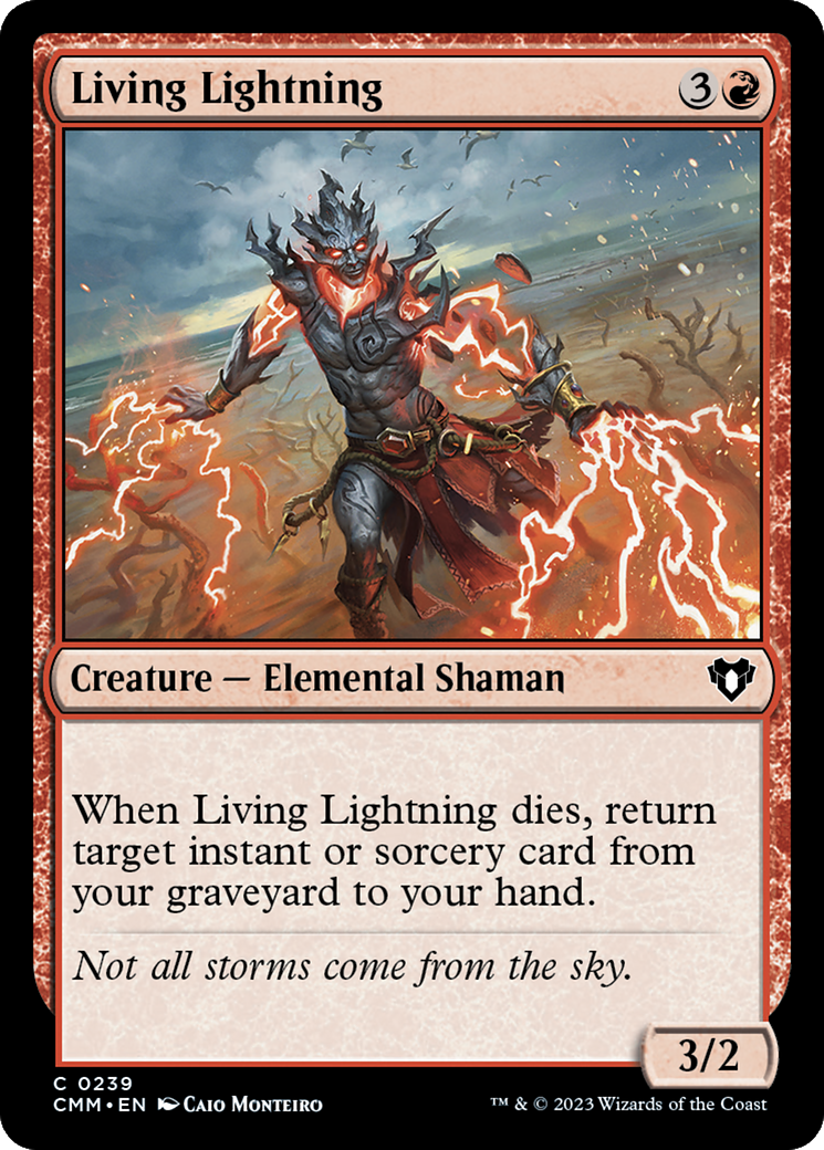 Living Lightning [Commander Masters] | PLUS EV GAMES 