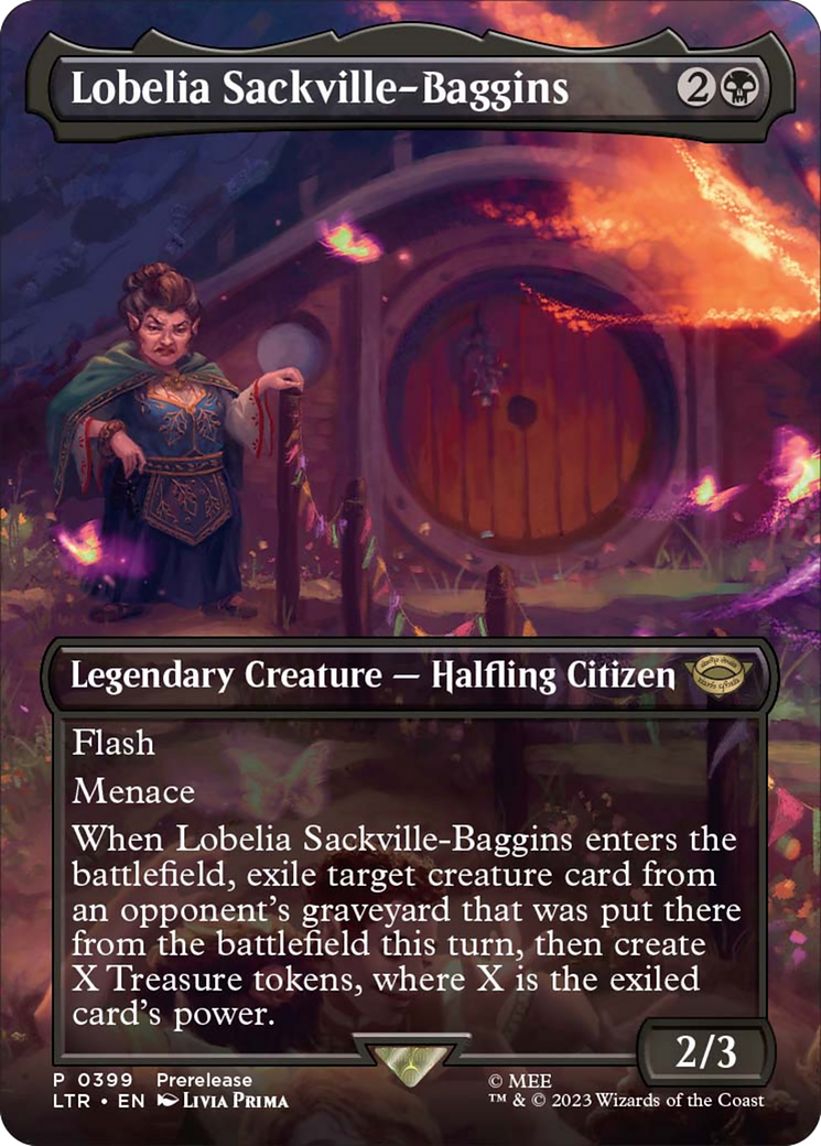 Lobelia Sackville-Baggins (Borderless Alternate Art) [The Lord of the Rings: Tales of Middle-Earth] | PLUS EV GAMES 