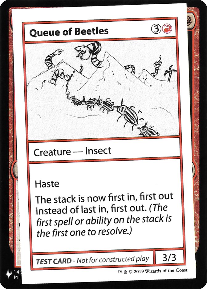 Queue of Beetles [Mystery Booster Playtest Cards] | PLUS EV GAMES 