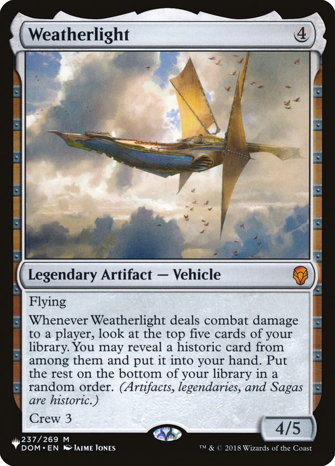 Weatherlight [The List] | PLUS EV GAMES 