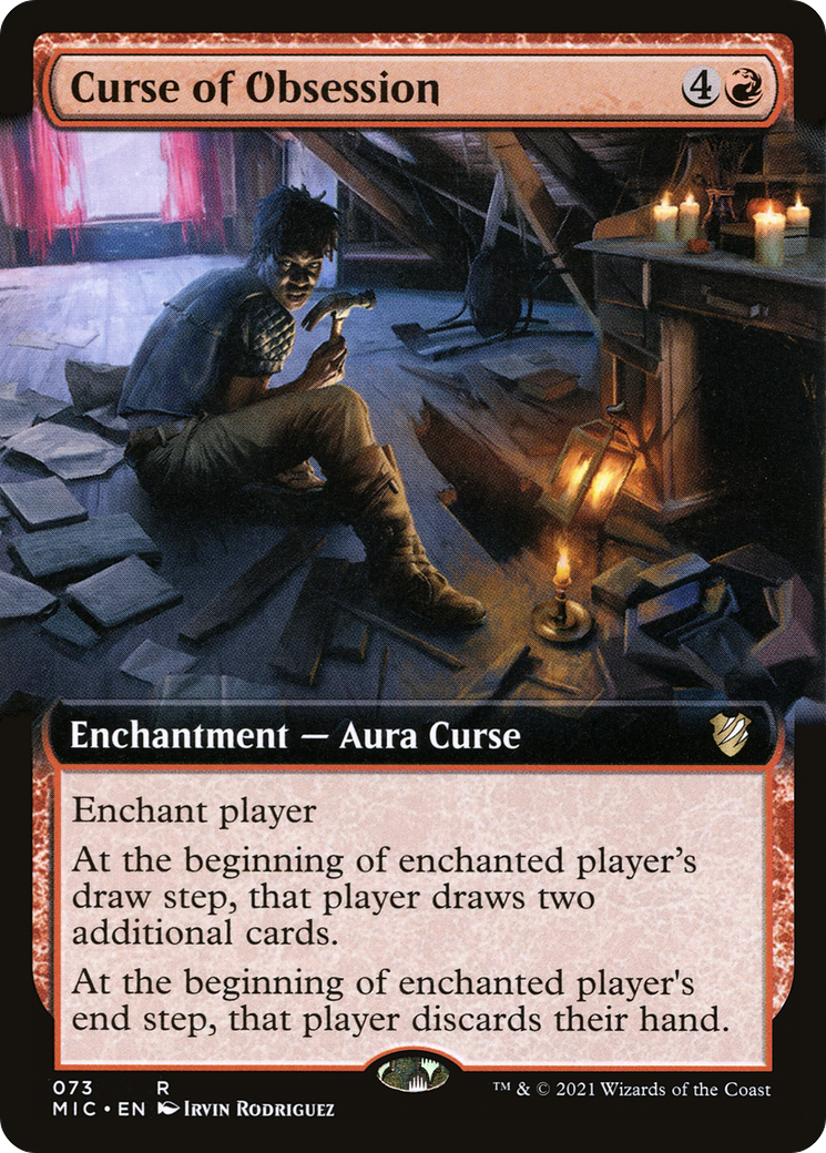 Curse of Obsession (Extended) [Innistrad: Midnight Hunt Commander]