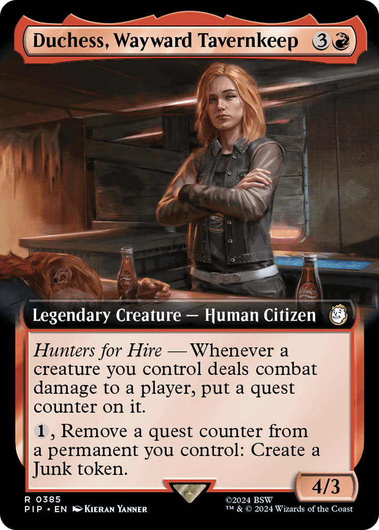 Duchess, Wayward Tavernkeep (Extended Art) [Fallout] | PLUS EV GAMES 