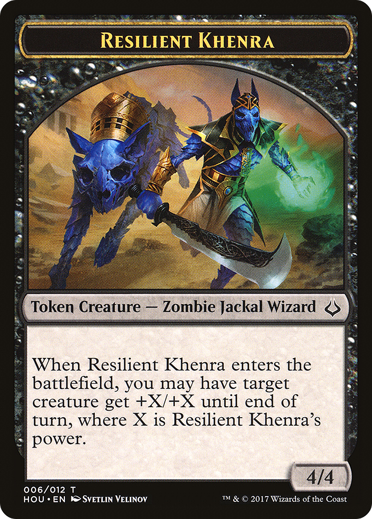 Resilient Khenra [Hour of Devastation Tokens]