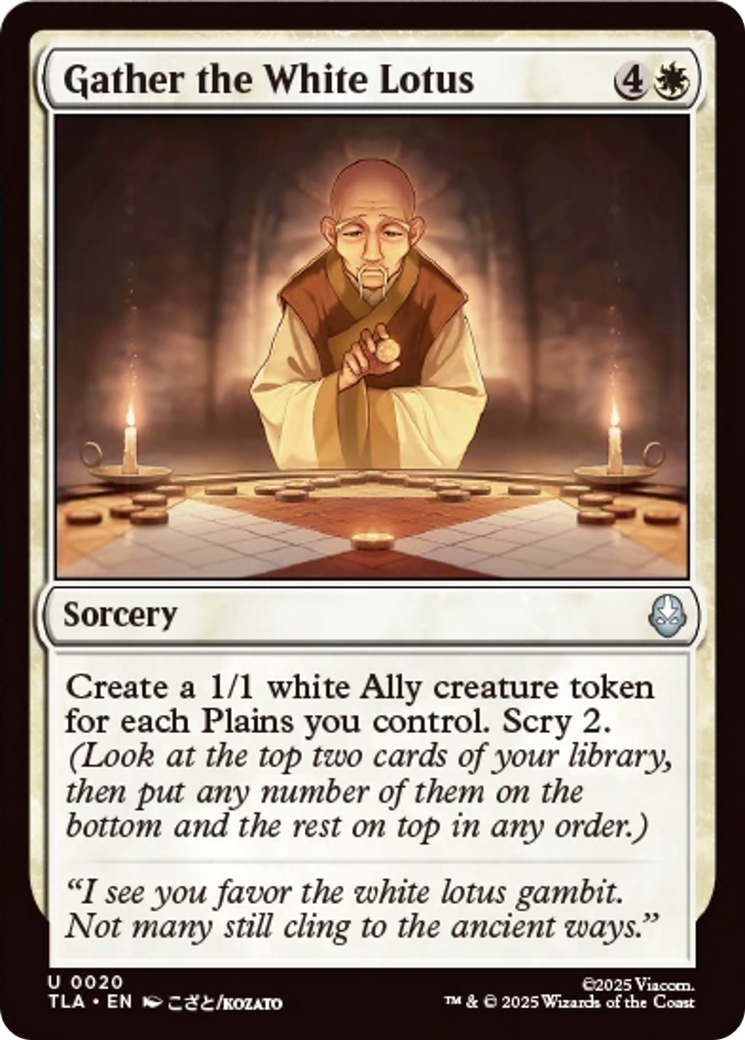 Gather the White Lotus [Avatar: The Last Airbender] | PLUS EV GAMES 