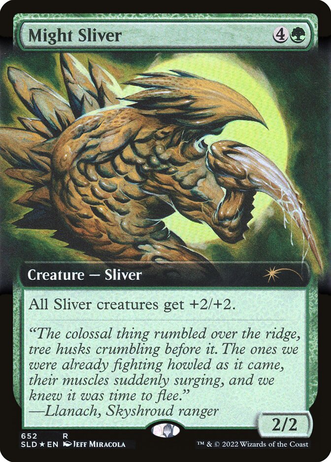 Might Sliver (Extended Art) [Secret Lair Drop Promos] | PLUS EV GAMES 