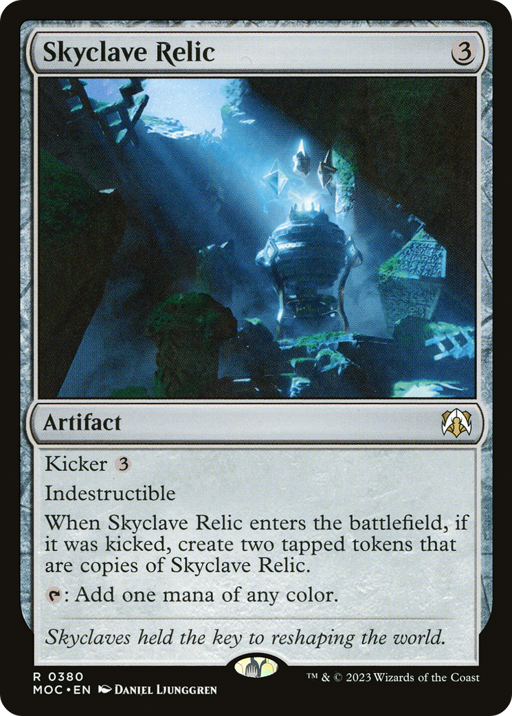 Skyclave Relic [March of the Machine Commander] | PLUS EV GAMES 