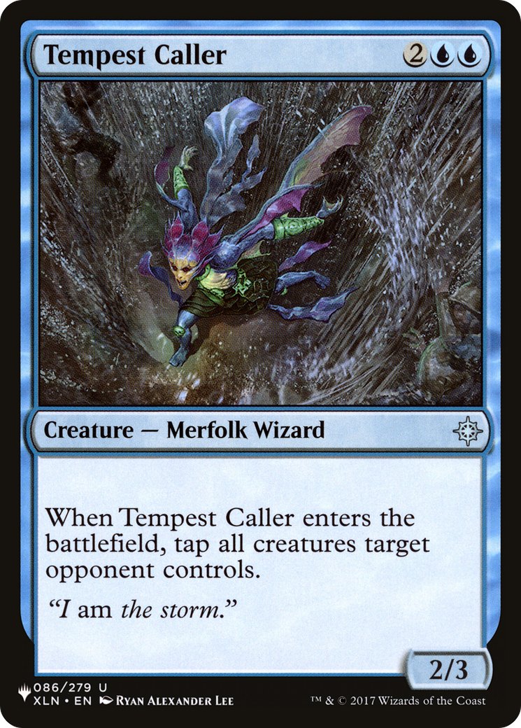 Tempest Caller [The List Reprints] | PLUS EV GAMES 