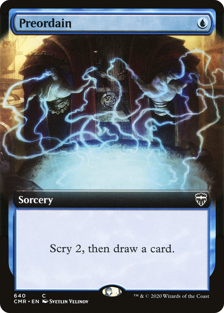 Preordain (Extended) [Commander Legends Extended]