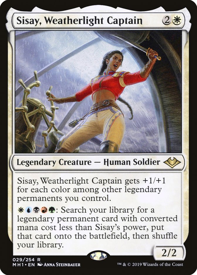 Sisay, Weatherlight Captain [Modern Horizons] | PLUS EV GAMES 