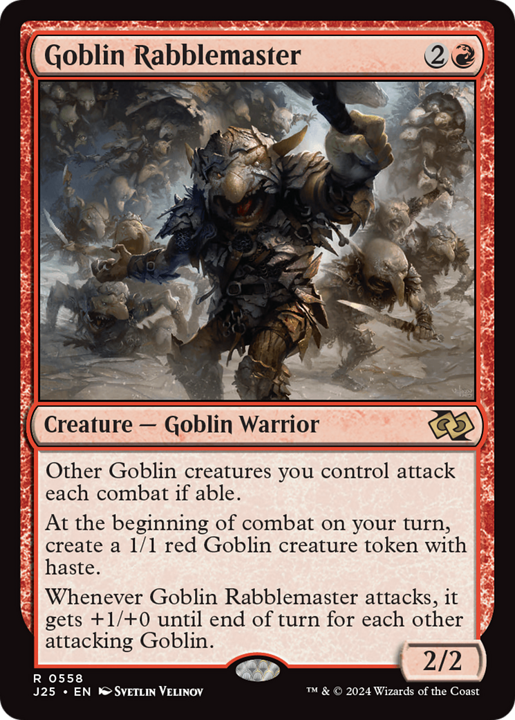 Goblin Rabblemaster [Foundations Jumpstart] | PLUS EV GAMES 