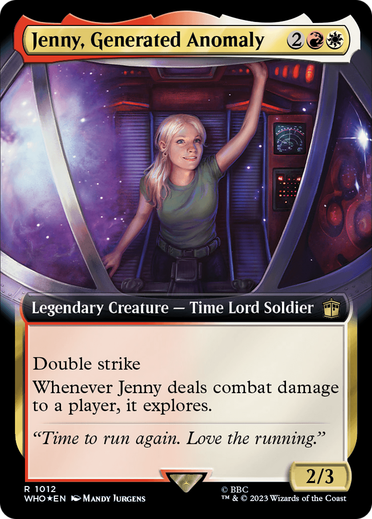 Jenny, Generated Anomaly (Extended Art) (Surge Foil) [Doctor Who] | PLUS EV GAMES 