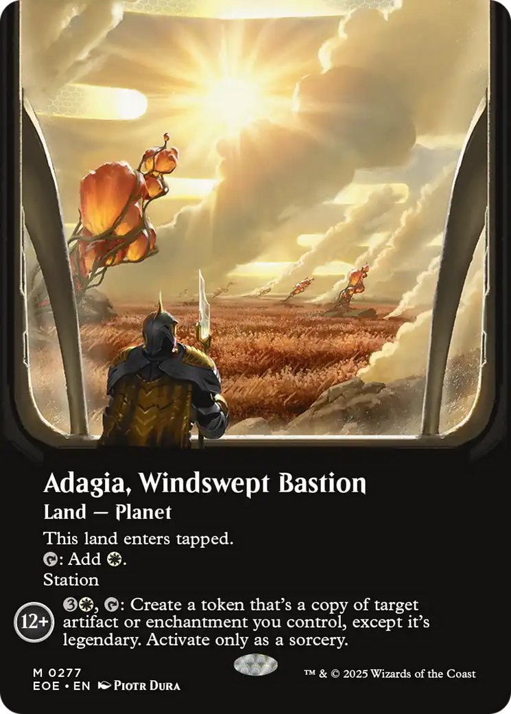 Adagia, Windswept Bastion (Borderless) [Edge of Eternities] | PLUS EV GAMES 