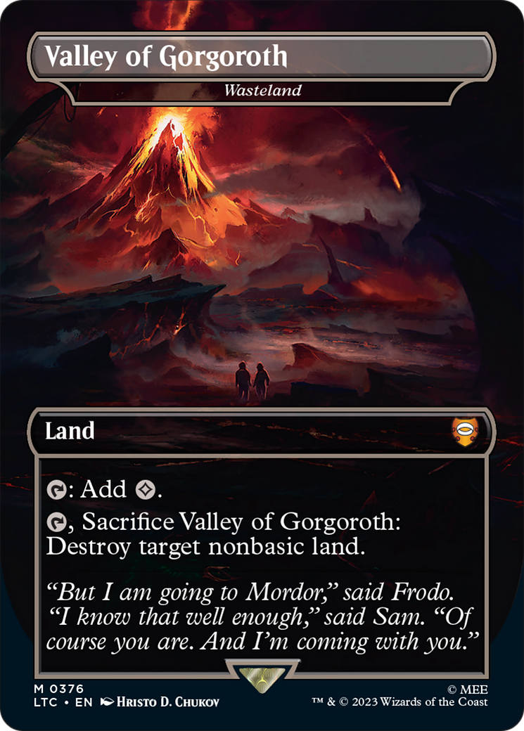 Valley of Gorgoroth - Wasteland [The Lord of the Rings: Tales of Middle-Earth Commander] | PLUS EV GAMES 
