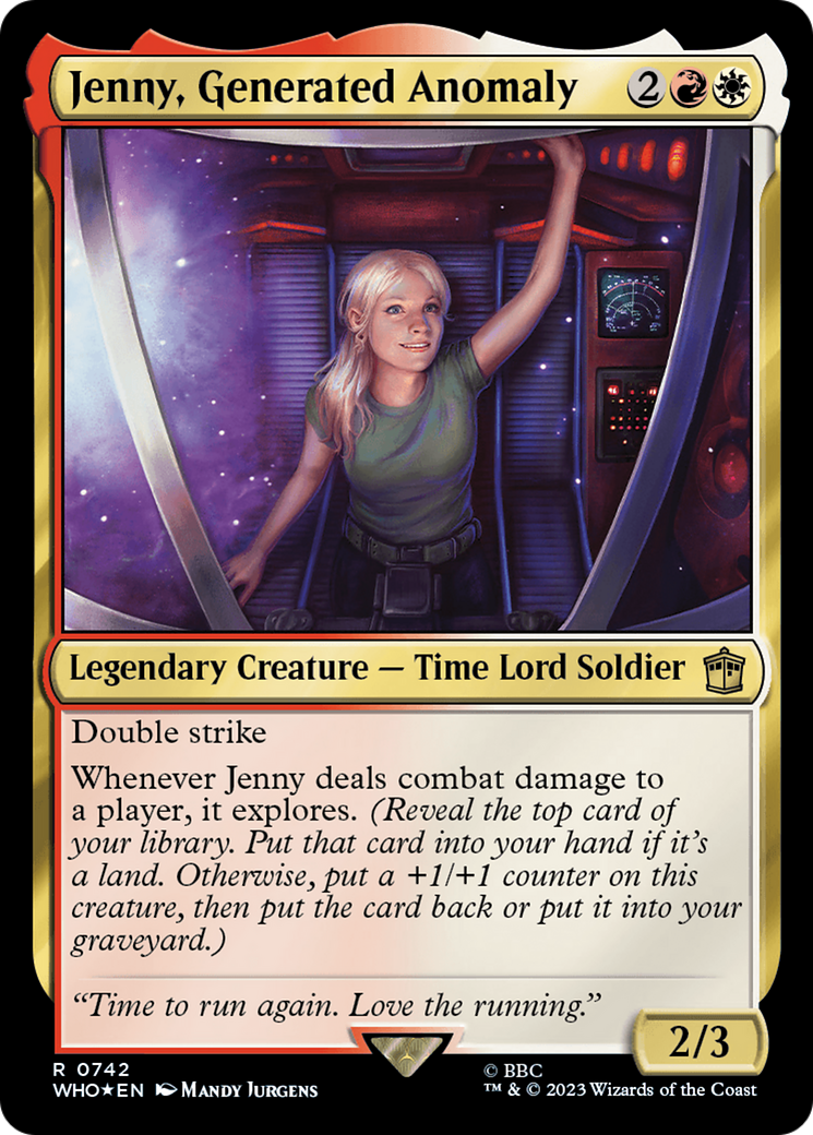 Jenny, Generated Anomaly (Surge Foil) [Doctor Who] | PLUS EV GAMES 