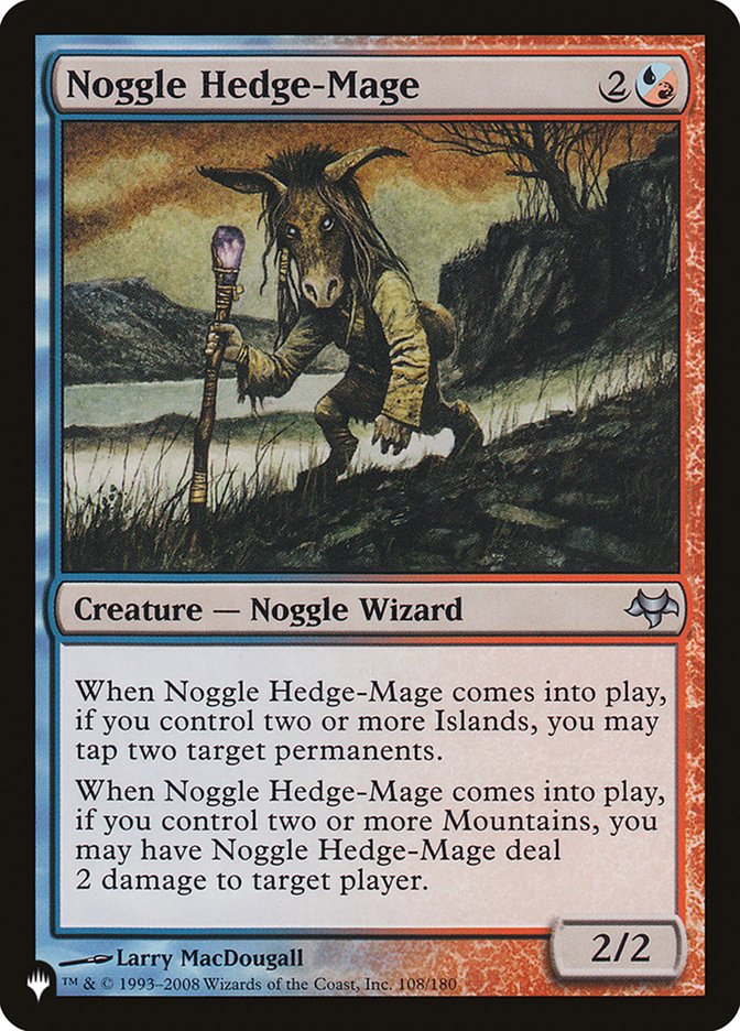 Noggle Hedge-Mage [The List] | PLUS EV GAMES 