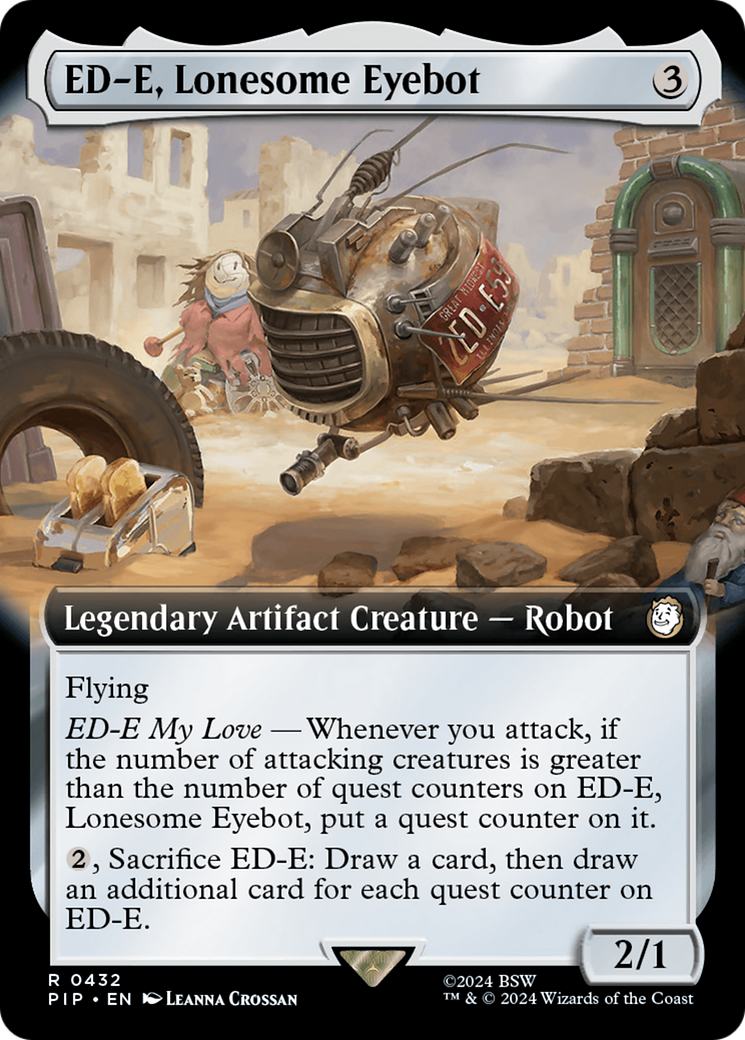 ED-E, Lonesome Eyebot (Extended Art) [Fallout] | PLUS EV GAMES 