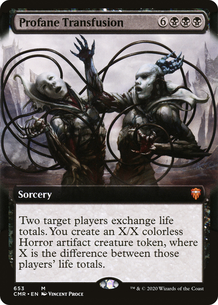 Profane Transfusion (Extended) [Commander Legends Extended]