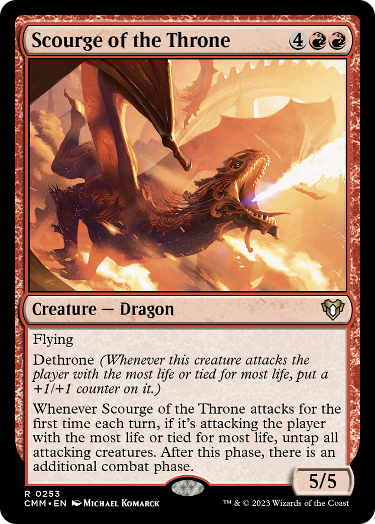 Scourge of the Throne [Commander Masters] | PLUS EV GAMES 