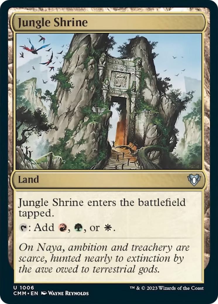 Jungle Shrine [Commander Masters] | PLUS EV GAMES 